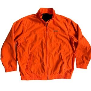 Remington Hunting Jacket Coat Mens XL Blaze Orange Safety Full Zip Long Sleeve
